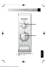 Preview for 5 page of Sharp ENGLISH R-605 Operation Manual With Cookbook