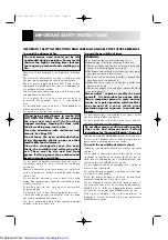 Preview for 6 page of Sharp ENGLISH R-605 Operation Manual With Cookbook