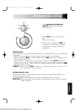 Preview for 9 page of Sharp ENGLISH R-605 Operation Manual With Cookbook