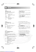 Preview for 18 page of Sharp ENGLISH R-605 Operation Manual With Cookbook