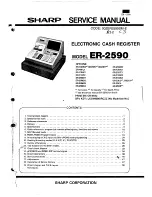 Sharp ER-11KT2 Service Manual preview