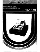 Sharp ER-1873 Instruction Manual preview