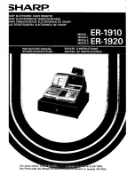 Sharp ER-1910 Instruction Manual preview