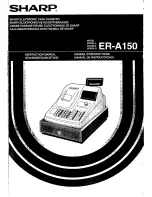 Sharp ER-A150 Instruction Manual preview