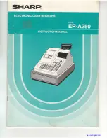 Sharp ER-A250 Instruction Manual preview