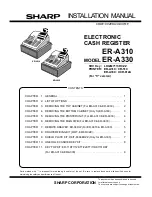 Sharp ER-A310 Installation Manual preview