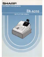 Sharp ER-A310 Instruction Manual preview