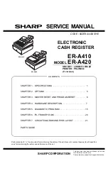 Sharp ER-A410 Service Manual preview