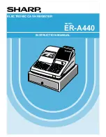 Preview for 1 page of Sharp ER-A440 Instruction Manual