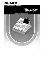 Sharp ER-A450T Instruction Manual preview