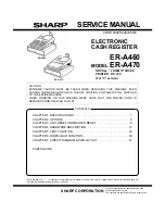 Sharp ER-A460 Service Manual preview