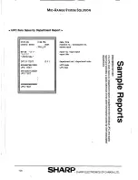 Preview for 109 page of Sharp ER-A570 Operator Programming Reports Manual