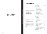 Sharp ES-FW105SG Operation Manual preview