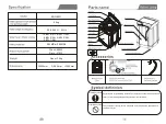 Preview for 3 page of Sharp ES-G80G Operation Manual