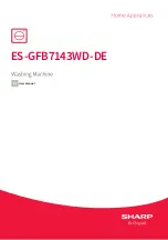 Sharp ES-GFB7143WD-DE User Manual предпросмотр