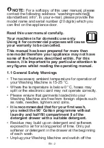 Предварительный просмотр 5 страницы Sharp ES-HFA7123WD-CH User Manual