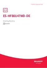 Предварительный просмотр 1 страницы Sharp ES-HFB0147WD-DE User Manual