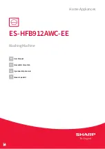 Предварительный просмотр 1 страницы Sharp ES-HFB912AWC-EE User Manual