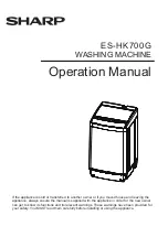 Sharp ES-HK700G Operation Manual preview