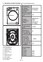 Предварительный просмотр 12 страницы Sharp ES-NB814W-BE User Manual