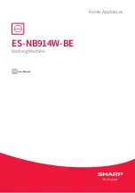 Предварительный просмотр 1 страницы Sharp ES-NB914W-BE User Manual