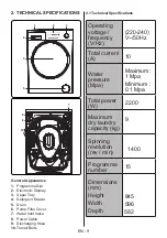 Предварительный просмотр 12 страницы Sharp ES-NB914W-BE User Manual