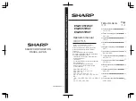 Sharp ES-W105TWXT Operation Manual preview