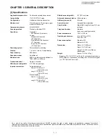 Preview for 3 page of Sharp FO-1460 Service Manual