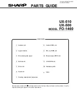 Preview for 87 page of Sharp FO-1460 Service Manual