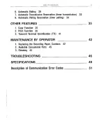 Preview for 3 page of Sharp FO-210 Operation Manual