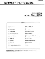 Preview for 101 page of Sharp FO-2150CM Service Manual