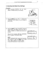 Предварительный просмотр 73 страницы Sharp FO-2200 Operation Manual