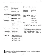 Preview for 3 page of Sharp FO-2970M Service Manual