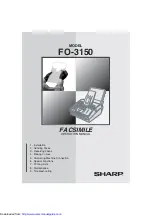 Sharp FO-3150 Operation Manual preview