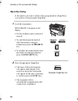 Предварительный просмотр 52 страницы Sharp FO-5800 Operation Manual