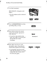 Предварительный просмотр 56 страницы Sharp FO-5800 Operation Manual