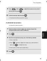 Предварительный просмотр 81 страницы Sharp FO-5900 Operation Manual