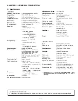 Preview for 3 page of Sharp FO-6600 Service Manual