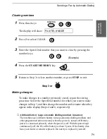 Preview for 73 page of Sharp FO-880 Operation Manual