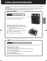 Preview for 13 page of Sharp FP-A28UW Operation Manual