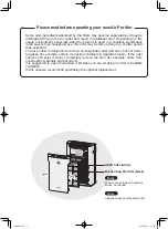 Предварительный просмотр 2 страницы Sharp FP-A80M Operation Manual