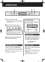 Preview for 9 page of Sharp FP-A80M Operation Manual