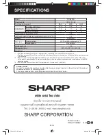 Preview for 36 page of Sharp FP-E50TA Operation Manual