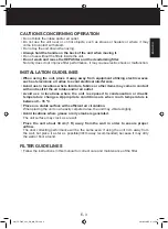 Preview for 5 page of Sharp FP-F40E Operation Manual