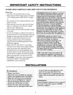 Предварительный просмотр 6 страницы Sharp FP-F50U-W Operation Manual