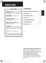 Preview for 3 page of Sharp FP-G50E Operation Manual