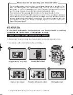 Preview for 2 page of Sharp FP-GM50E Operation Manual