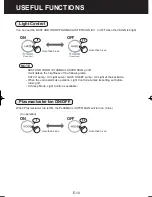 Preview for 12 page of Sharp FP-GM50E Operation Manual