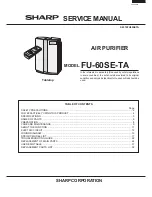 Sharp FU-60SE-TA Service Manual предпросмотр