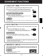 Preview for 19 page of Sharp FU-800-J Operation Manual